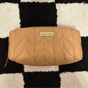 Joan & David Quilted Leather Zip Case
